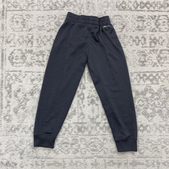 Nike Dri Fit Sweatpants Kids Black Long Pants Elastic Waist Youth Size 6 Medium - Picture 5 of 5